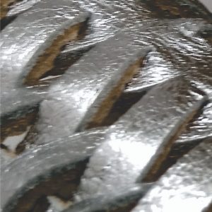 cuir argent