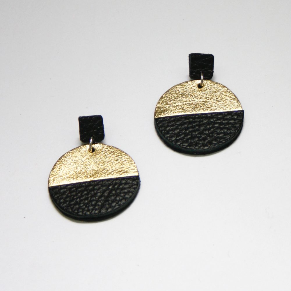 Boucles d'oreilles Half and Half de Maison Domecq Boucles d'oreilles Half and Half de Maison Domecq