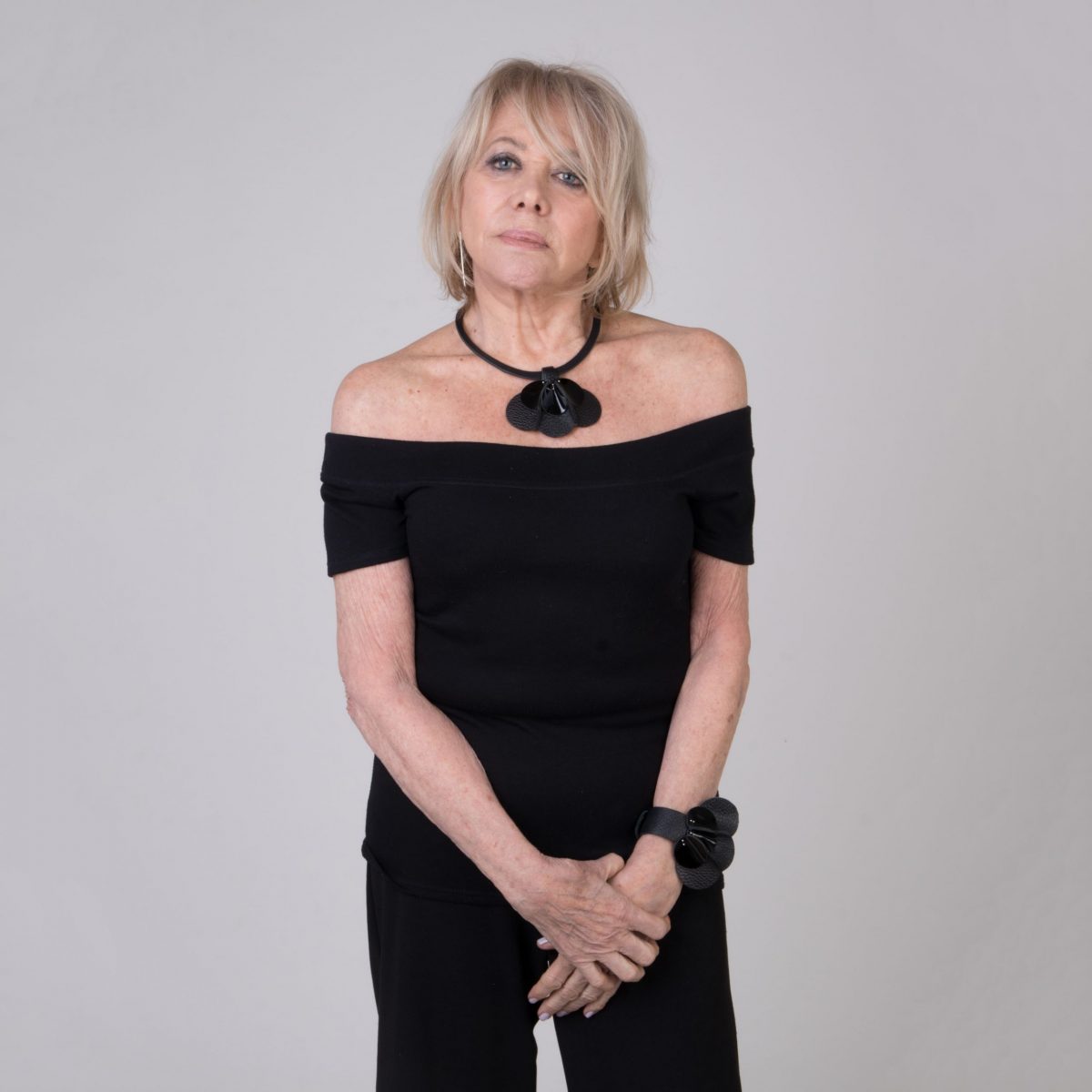 Florencia leather necklace and bracelet by Maison Domecq Florencia leather necklace and bracelet by Maison Domecq